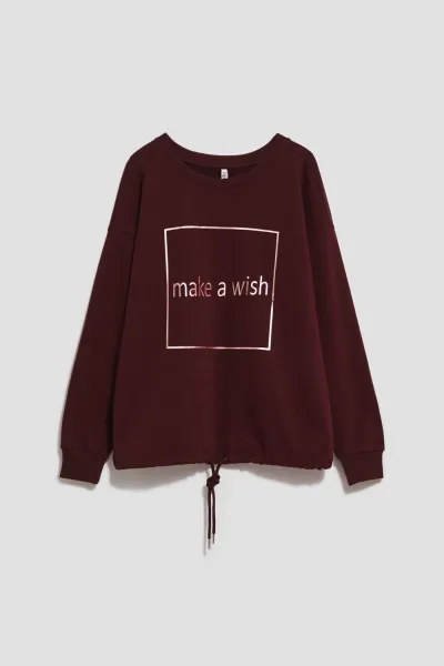 Marisse Simple Sweatshirt With A Print