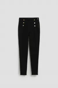 Marisse Jeans With Decorative Buttons