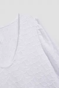 Marisse Openwork Blouse With A V-Neck