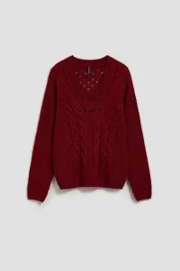 Marisse Sweater With Openwork Sleeves