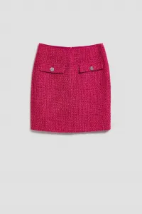 Marisse Pink Tweed Skirt