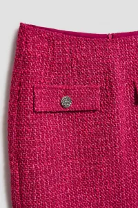 Marisse Pink Tweed Skirt