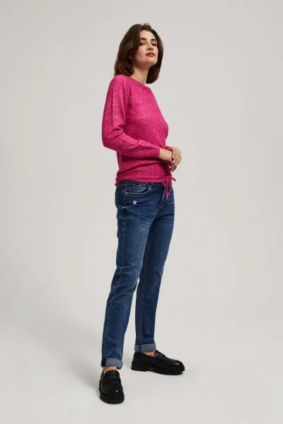 Marisse Navy Blue Boyfriend Jeans