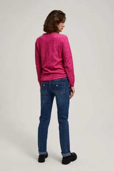 Marisse Navy Blue Boyfriend Jeans
