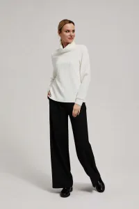 Sweatshirt with a wide turtleneck