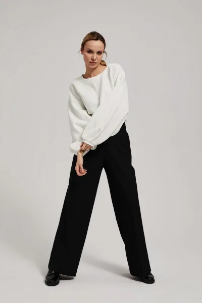 Sweatshirt with a wide turtleneck