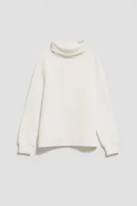 Sweatshirt with a wide turtleneck