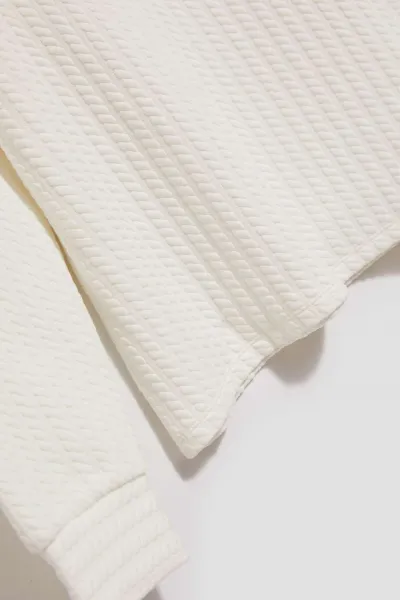 Sweatshirt with a wide turtleneck