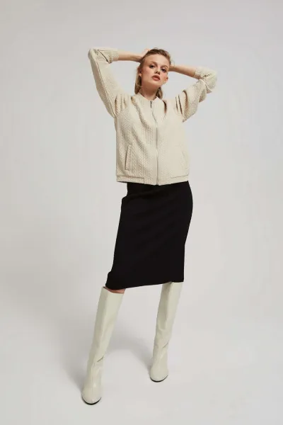 Marisse Zip-Up Sweatshirt With Pockets
