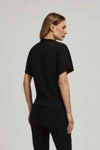 Marisse Elegant Blouse With Wide Sleeves, Black