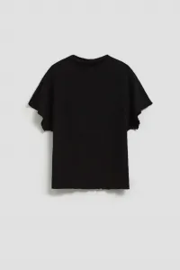 Marisse Elegant Blouse With Wide Sleeves, Black