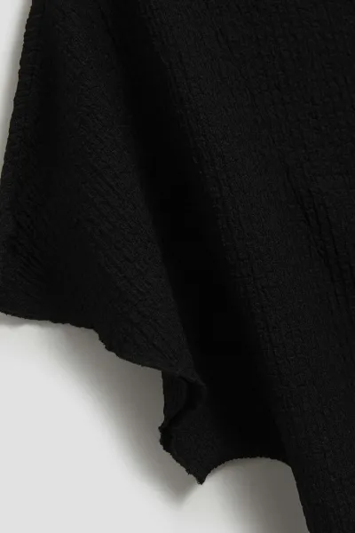 Marisse Elegant Blouse With Wide Sleeves, Black