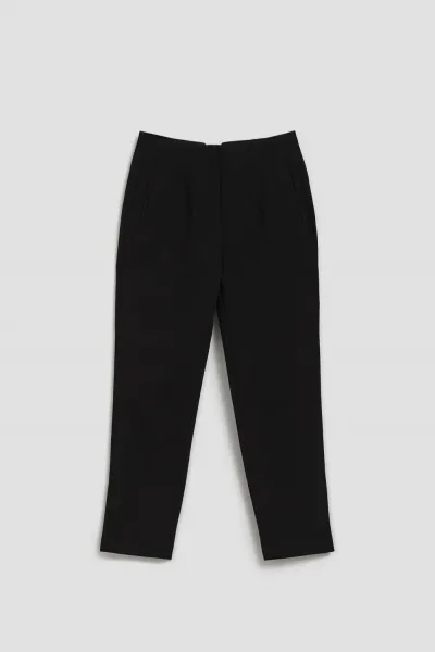 Marisse Black Straight Leg Trousers
