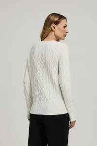 Marisse Sweater With Decorative Weave