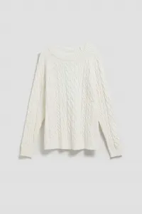 Marisse Sweater With Decorative Weave