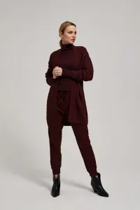 Marisse Long Chestnut Cardigan