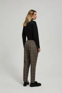 Marisse Gray Checkered Trousers