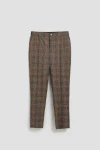 Marisse Gray Checkered Trousers