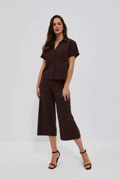 Marisse Women's Shirt L-Ko-4054 D.Oak