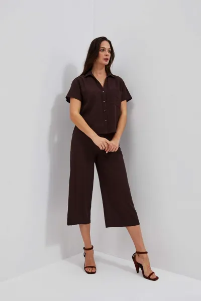 Marisse Women's Shirt L-Ko-4054 D.Oak