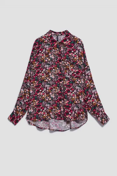 Marisse Women's Shirt L-Ko-4015 Black