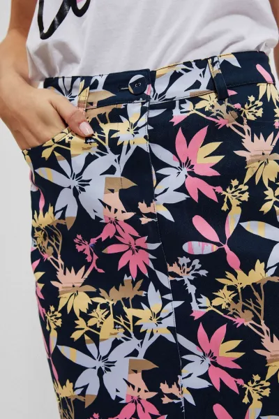 WOMEN'S SKIRT L-SC-4006 D.OAK