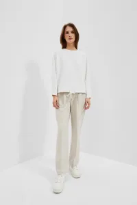 Marisse Women's Sweatshirt L-Bl-4013 Off White