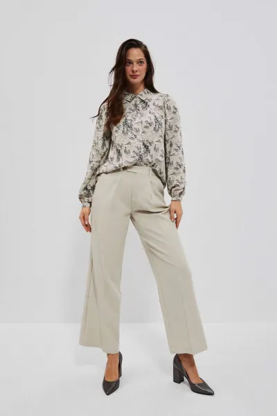 Marisse Women's Trousers L-Sp-4004 L.Beige