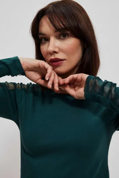 Marisse Blouse Z-Ts-3925 D.Green