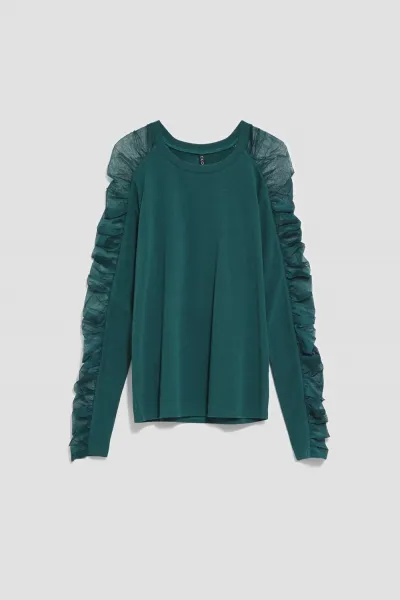 Marisse Blouse Z-Ts-3925 D.Green