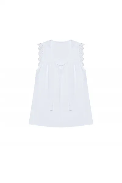 Marisse Women's Shirt L-Ko-3762 White