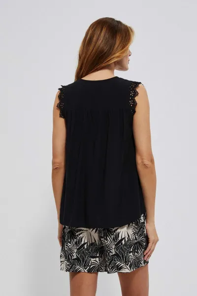 Marisse Women's Shirt L-Ko-3762 Black