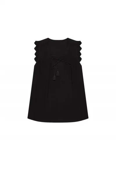 Marisse Women's Shirt L-Ko-3762 Black
