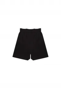 Marisse High-Waisted Viscose Shorts L-Sh-3719 Black
