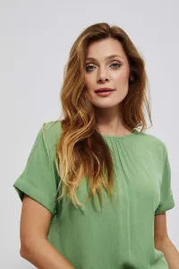 Marisse Viscose Blouse Shirt L-Ko-3741 Palm