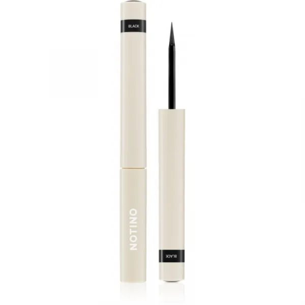 Notino Serum-Infused Lifeproof Eyeliner tekuté očné linky s aktívnymi látkami pre rast mihalnic 01 Black 1.7 ml