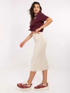 Skirt-D93020M50243A1-light beige
