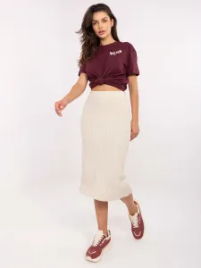Skirt-D93020M50243A1-light beige