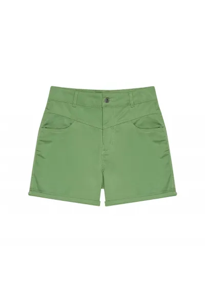 Marisse Lyocell Shorts L-Sh-3703 Palm
