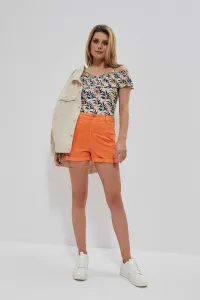 Marisse Lyocell Shorts L-Sh-3703 Melon