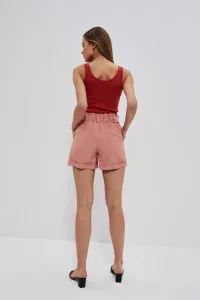 Marisse Plain Shorts With Ties L-Sh-3723 Terra Cotta