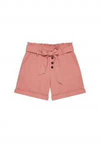 Marisse Plain Shorts With Ties L-Sh-3723 Terra Cotta