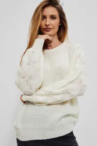 Oversize sweater - ecru