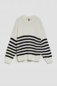 Black and white sweater