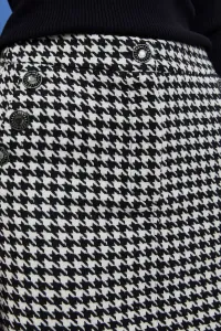 Houndstooth mini sukňa