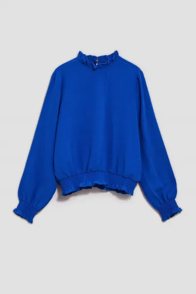 Marisse Women's Shirt L-Ko-4005 Blue