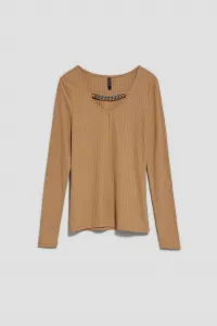 Marisse Women's Blouse L-Ts-4055 D.Beige