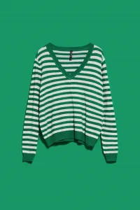 WOMEN'S SWEATER L-SW-4004 OFF WHITE_GREEN