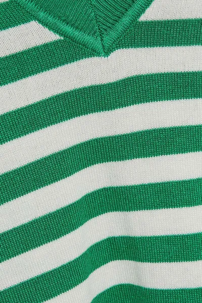 WOMEN'S SWEATER L-SW-4004 OFF WHITE_GREEN