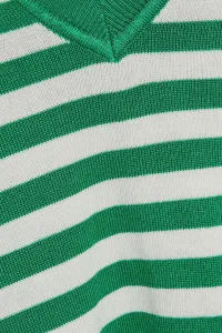 WOMEN'S SWEATER L-SW-4004 OFF WHITE_GREEN